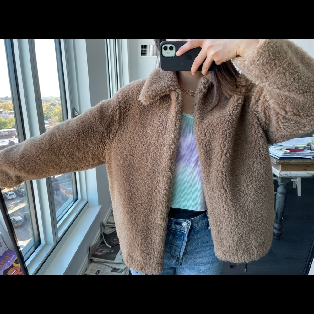Teddy coat size s brand new